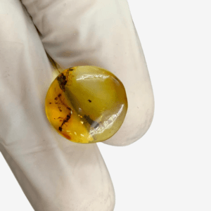 Certified Natural Amber Ring | Unique 5.25 Carat Gem