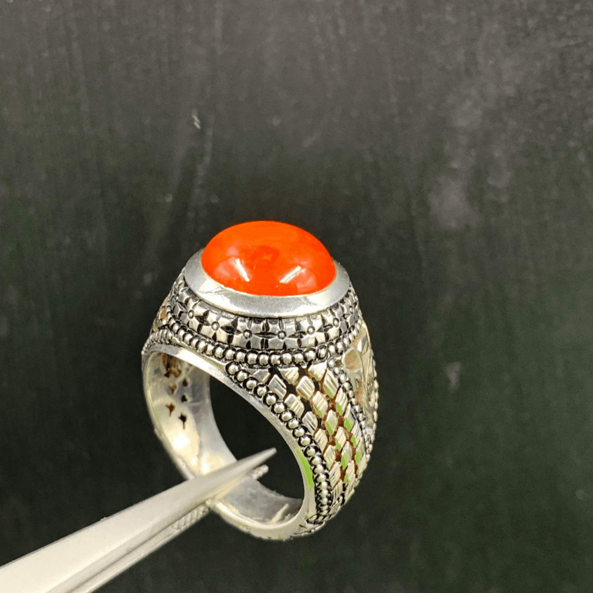 Natural Marjan Ring
