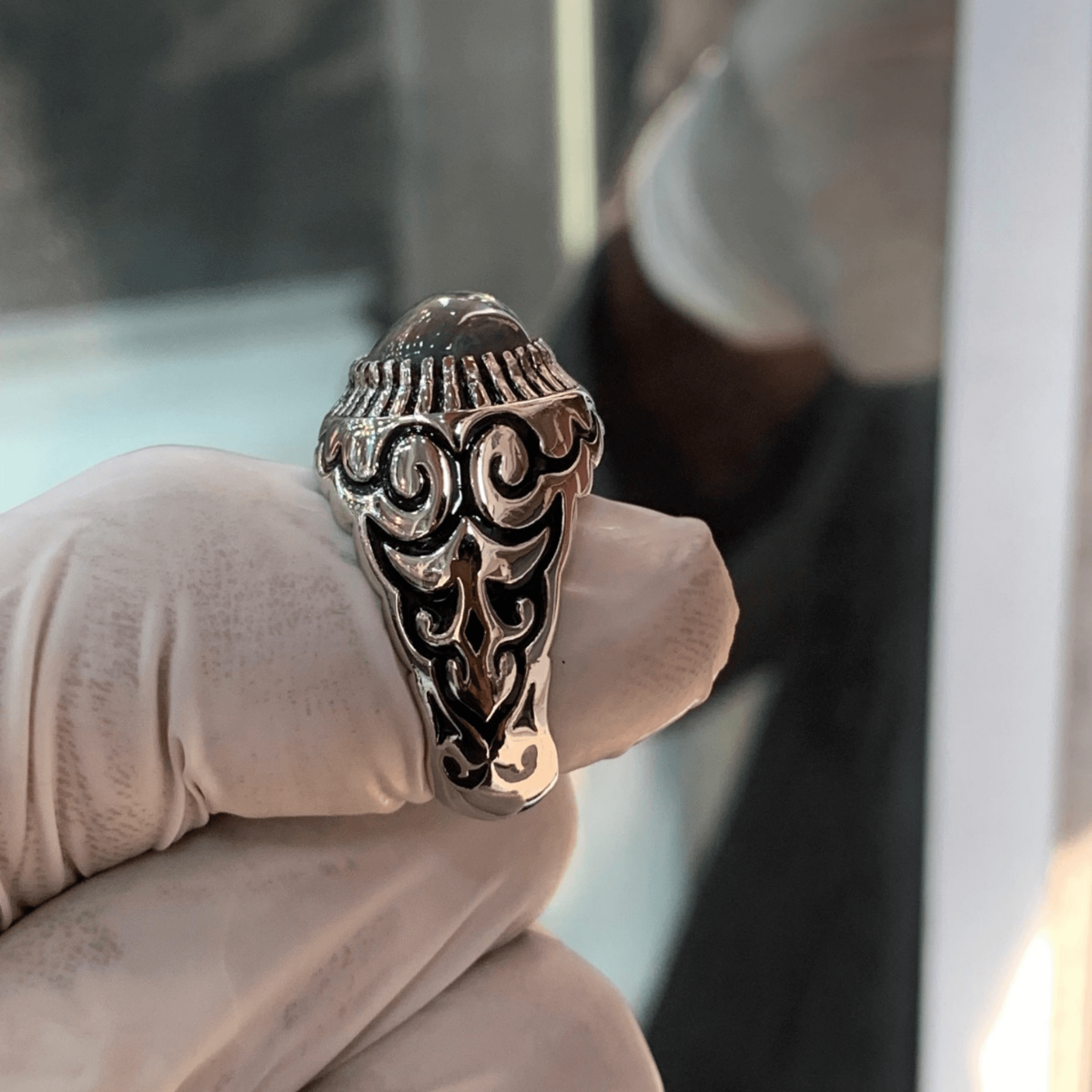 Natural Ethiopian Opal Ring – Turkish Style | Ring Size 20