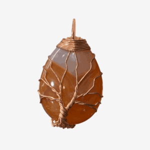 Natural Aqeeq Pendant – Elegant Agate Gemstone Jewelry