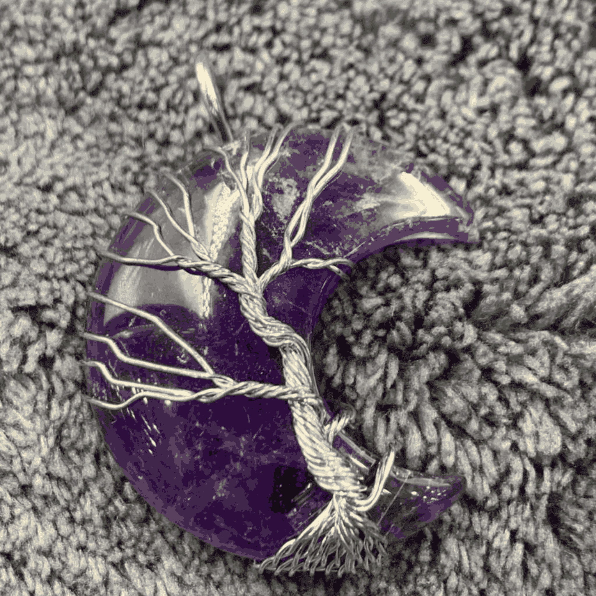 Natural Amethyst Pendant | Elegant Purple Crystal Jewelry