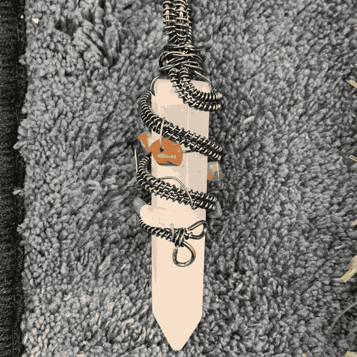 Natural Rose Quartz Pendant | Elegant Pink Crystal Jewelry