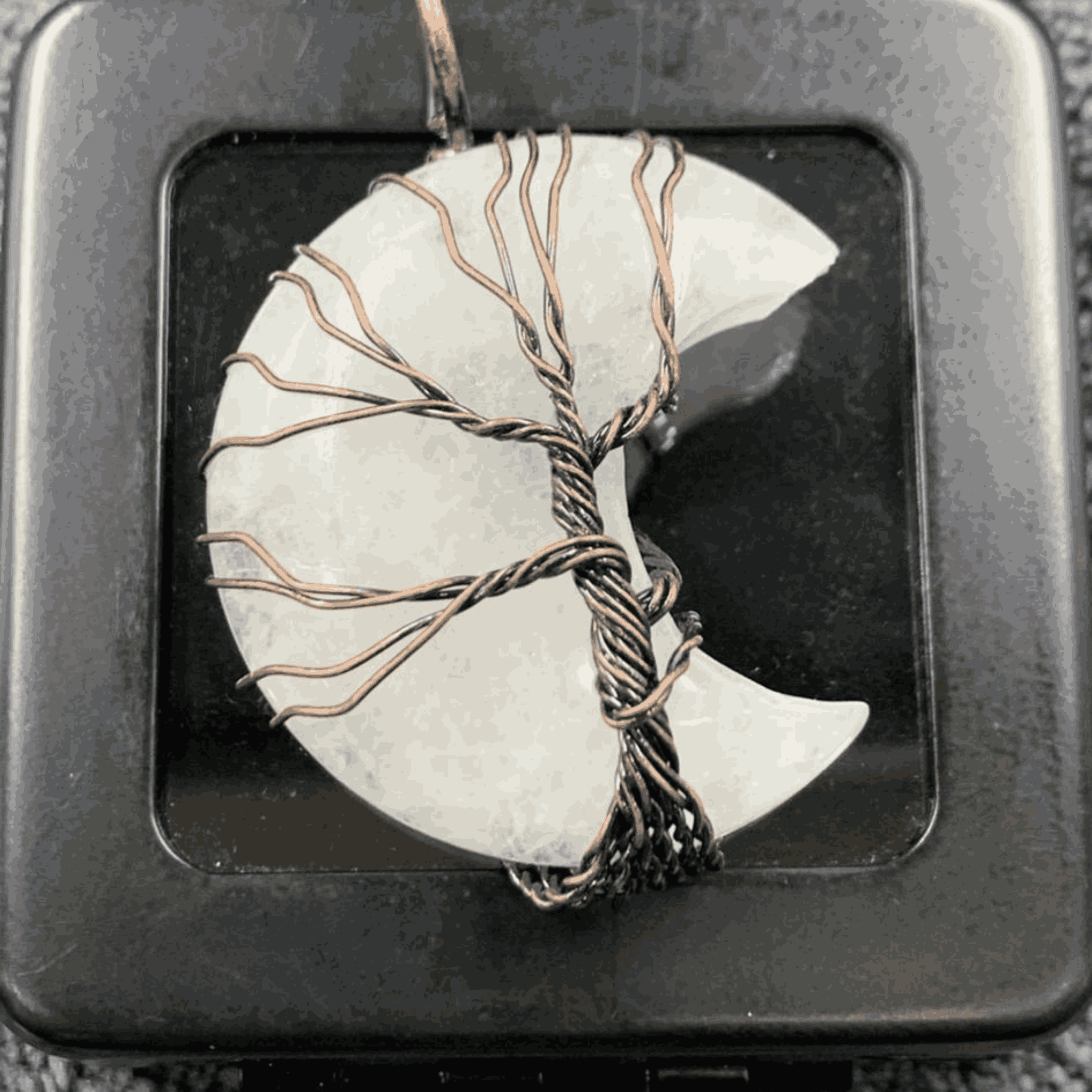 Natural Quartz Pendant | Clear Crystal Stone Jewelry