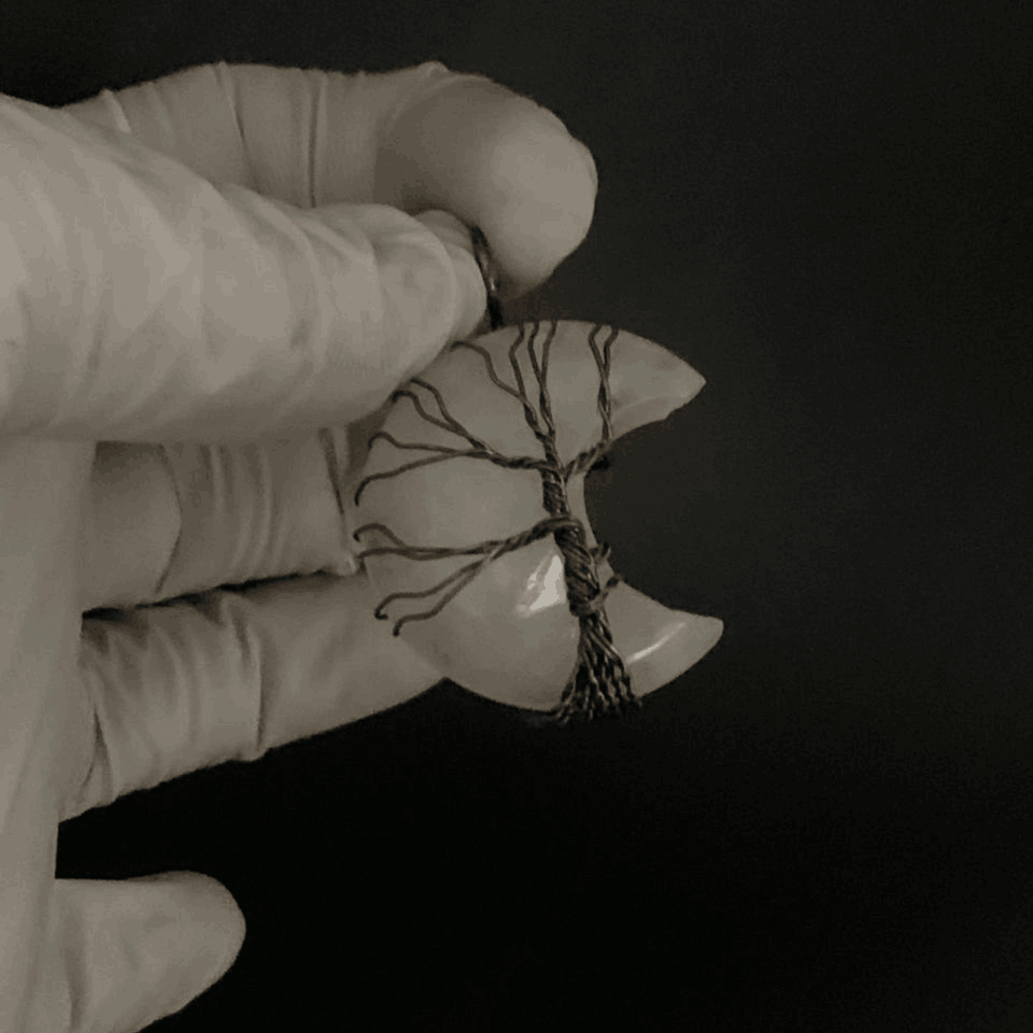 Natural Quartz Pendant | Clear Crystal Stone Jewelry