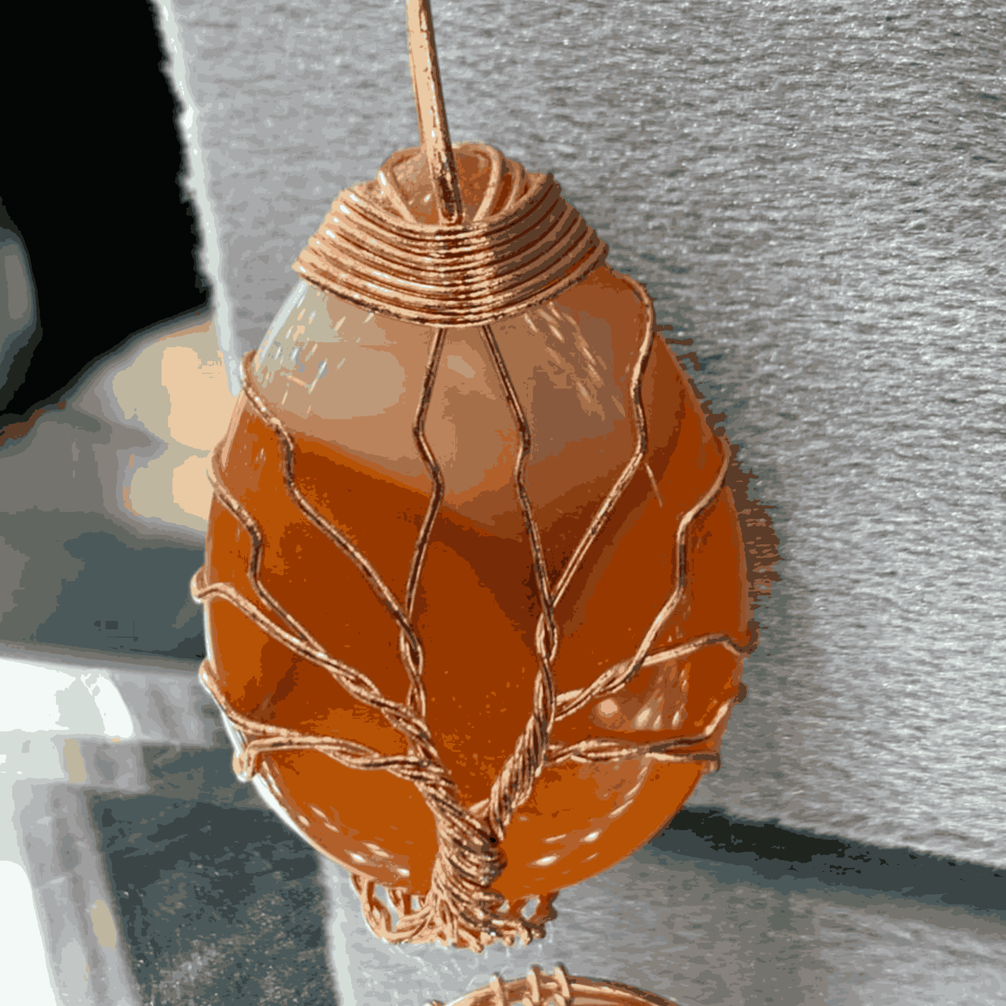 Natural Aqeeq Pendant – Elegant Agate Gemstone Jewelry