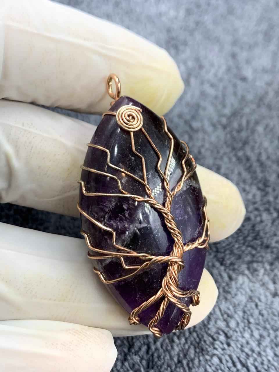 Natural Amethyst Pendant | Elegant Crystal Gemstone Jewelry