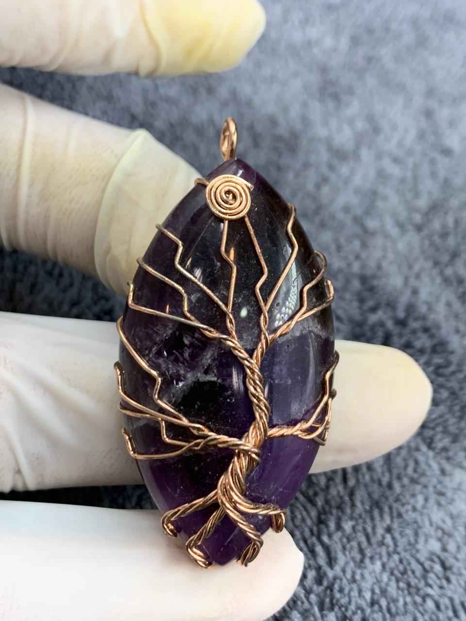 Natural Amethyst Pendant | Elegant Crystal Gemstone Jewelry