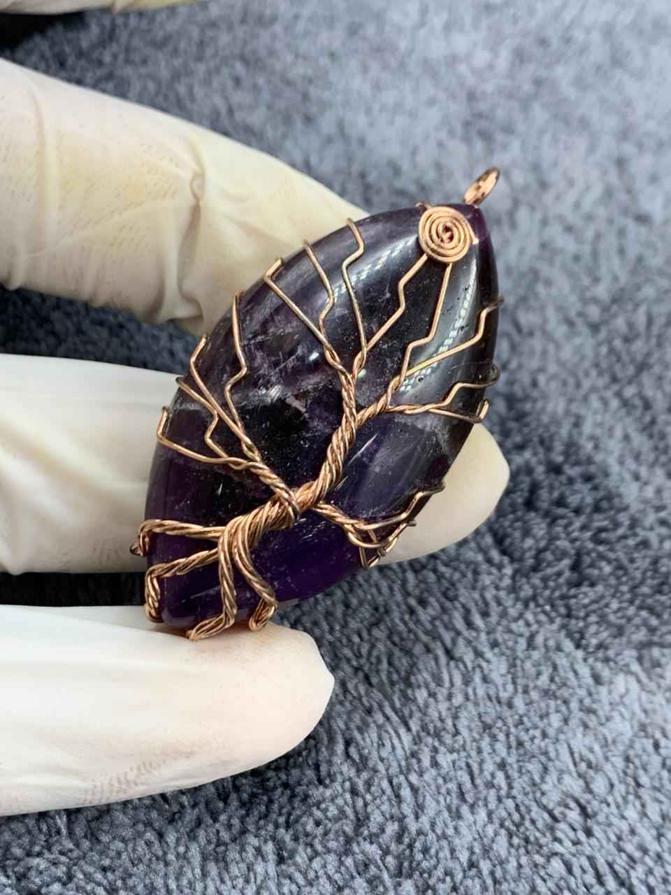 Natural Amethyst Pendant | Elegant Crystal Gemstone Jewelry